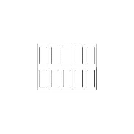 Accuform REPLACEMENT INSERTS FOR PRINTERS 2 in  LMC423 LMC423